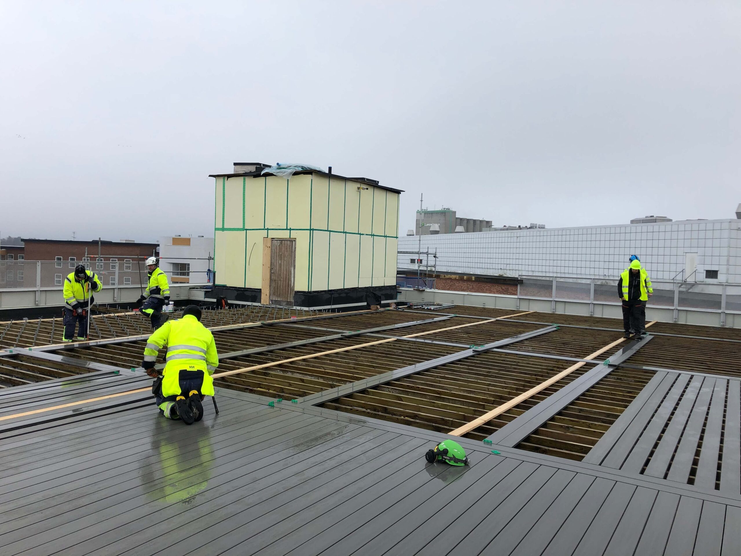 FLS Ltd. SubFloor Terrace, Pressure Treated Decked